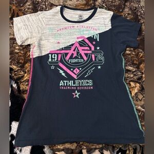 womens xl american fighter top